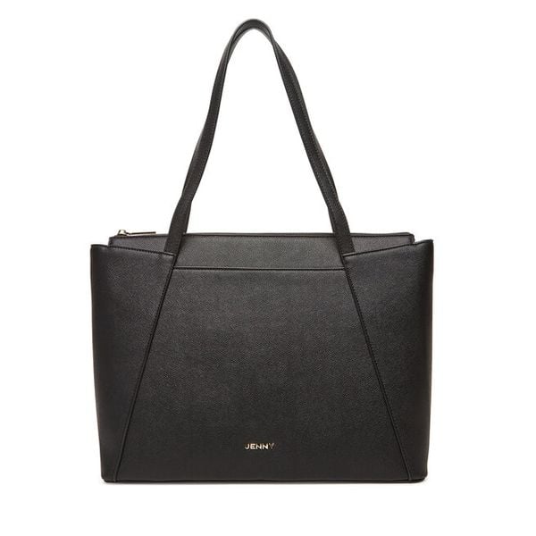 Torebka JENNY. Czarne shopper bag Jenny, bez wzorów, bez dodatków. Za 149,99 zł.