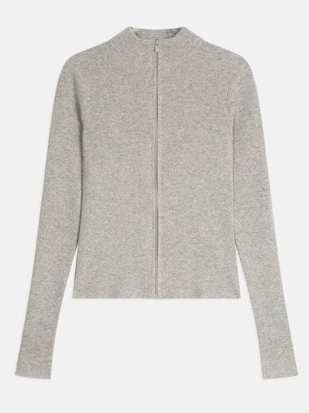 Perfect Cashmere Kaszmirowy kardigan "Alberte" w kolorze jasnoszarym rozmiar: S. Szare kardigany Perfect Cashmere, z kaszmiru. Za 370,71 zł.