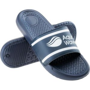 AquaWave Klapki Arwedi WO'S 92800331125 niebieskie. Niebieskie klapki bez wzorów, z materiału, bez obcasa. Za 92,26 zł.