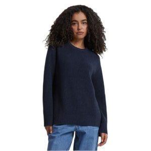 Sweter damski Urban Classics Rib. Niebieskie swetry klasyczne Urban Classics, na zimę, bez kołnierzyka. Za 191,00 zł.