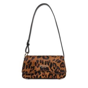 Torebka Guess. Brązowe torebki klasyczne Guess, z aplikacjami, bez dodatków. Za 539,99 zł.