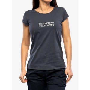 Koszulka z nadrukiem damska Ocun Classic T Organic EFC. Szare koszulki sportowe Ocun, bez wzorów, bez ramiączek. Za 143,99 zł.