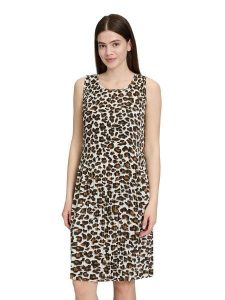 Vera Mont Sukienka w kolorze kremowo-jasnobrązowym rozmiar: 40. Brązowe sukienki Vera Mont, bez wzorów, bez kołnierzyka, bez ramiączek, mini. Za 173,99 zł.