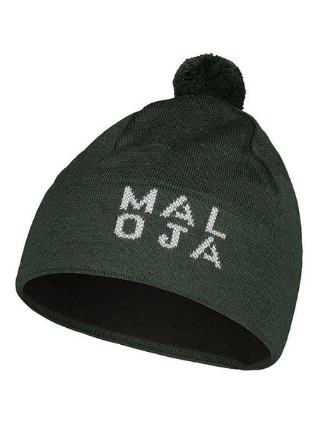 Maloja Czapka "RothornM." w kolorze ciemnozielonym rozmiar: onesize. Zielone czapki Maloja, bez wzorów, ze skóry. Za 113,63 zł.