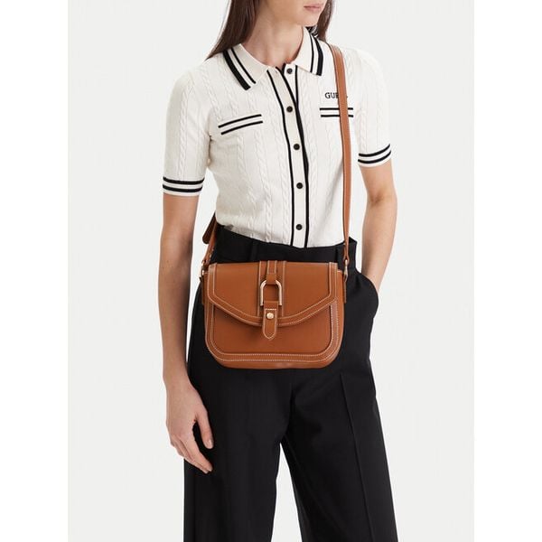 Torebka Beverly Hills Polo Club. Brązowe listonoszki Beverly Hills Polo Club, bez wzorów, bez dodatków. Za 150,99 zł.