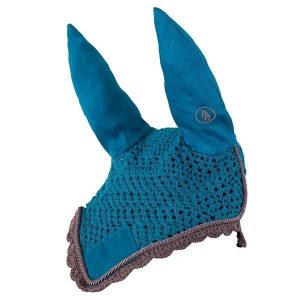 Krótka czapka dla konia BR Equitation Event. Niebieskie czapki BR, bez wzorów, eleganckie. Za 129,65 zł.