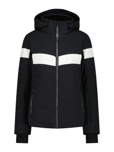 CMP Kurtka narciarska w kolorze czarno-białym rozmiar: 40. Białe kurtki sportowe CMP, bez wzorów, bez kaptura, narciarskie. Za 394,38 zł.