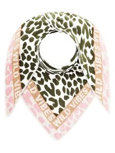 Zwillingsherz Chusta trójkątna w kolorze oliwkowo-kremowym - 200 x 130 cm rozmiar: onesize. Brązowe apaszki i chusty Zwillingsherz, bez wzorów, z bawełny. Za 126,99 zł.