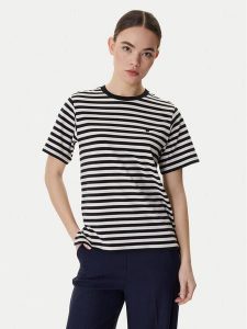 Weekend Max Mara T-Shirt Venaco 2615971031 Czarny Relaxed Fit. Czarne t-shirty Weekend Max Mara, s, bez wzorów, z bawełny, bez kołnierzyka, bez ramiączek. Za 288,99 zł.