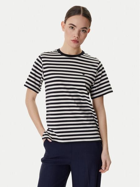 Weekend Max Mara T-Shirt Venaco 2615971031 Czarny Relaxed Fit. Czarne t-shirty Weekend Max Mara, s, bez wzorów, z bawełny, bez kołnierzyka, bez ramiączek. Za 269,99 zł.