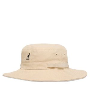 Kapelusz Kangol. Brązowe kapelusze Kangol, bez wzorów. Za 219,99 zł.