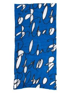 Buff Szal-koło w kolorze niebieskim - 50 x 24 cm rozmiar: onesize. Niebieskie szaliki Buff, bez wzorów, z materiału. Za 87,81 zł.