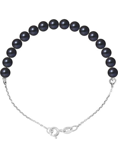 Pearline Srebrna bransoletka z perłami rozmiar: onesize. Czarne bransoletki Pearline, z perłą, srebrne. Za 208,99 zł.