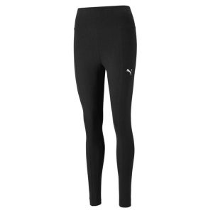Puma Legginsy Her High-Waist 67423001. Czarne legginsy Puma, bez wzorów, z podwyższonym stanem. W wyprzedaży za 134,80 zł.