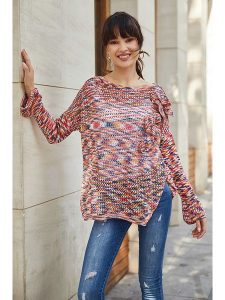 Milan Kiss Sweter ze wzorem rozmiar: XL. Swetry oversize Milan Kiss, xl, bez wzorów, z bawełny, bez ramiączek. Za 79,03 zł.