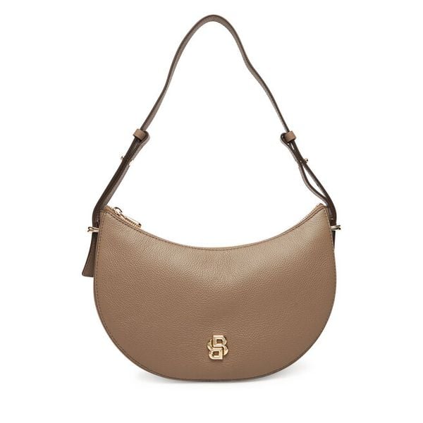 Torebka BOSS. Brązowe torebki klasyczne Boss, bez wzorów, bez dodatków. Za 569,99 zł.