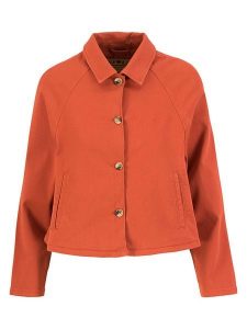 Blutsgeschwister Kurtka przejściowa w kolorze pomarańczowym rozmiar: L. Pomarańczowe kurtki Blutsgeschwister, l, bez wzorów, bez kaptura. Za 189,95 zł.