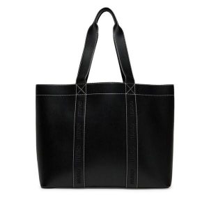 Torebka HUGO. Czarne shopper bag Hugo, bez wzorów, bez dodatków. Za 599,99 zł.