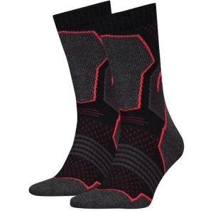 Oddychające unisex skarpetki turystyczne - 2 pary Rozmiar 35-38. Szare skarpetki ZEAGLE, bez wzorów. Za 136,99 zł.