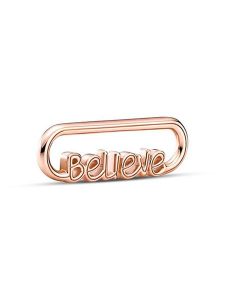 Pandora Pozłacane ogniwo "Believe" rozmiar: onesize. Czerwone bransoletki Pandora, pozłacane. Za 149,31 zł.
