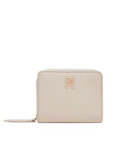 Tommy Hilfiger Portfel Th Logotape Med Za AW0AW17408 Écru. Portfele TOMMY HILFIGER, bez wzorów, ze skóry. Za 139,99 zł.
