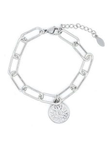 MOODE Bransoletka "Lindsey" z zawieszką rozmiar: onesize. Szare zawieszki MOODE, ze stali. Za 39,99 zł.