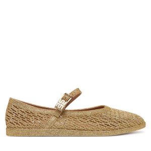 Baleriny Melissa. Brązowe balerinki Melissa, bez wzorów, bez obcasa, bez zapięcia. Za 209,99 zł.