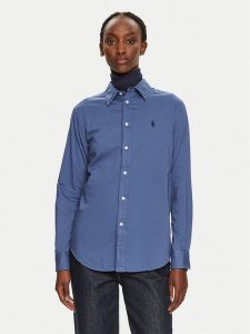 Polo Ralph Lauren Koszula 211932522007 Niebieski Regular Fit. Niebieskie koszule Polo Ralph Lauren, xl, bez wzorów, z bawełny, bez kołnierzyka, bez ramiączek. Za 339,99 zł.