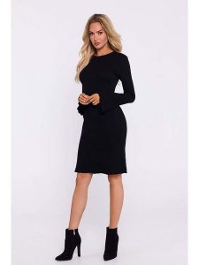 Made of emotion Sukienka w kolorze czarnym rozmiar: XXL/3XL. Czarne sukienki Made Of Emotion, xl, bez wzorów, bez kołnierzyka, bez ramiączek, mini. Za 130,81 zł.