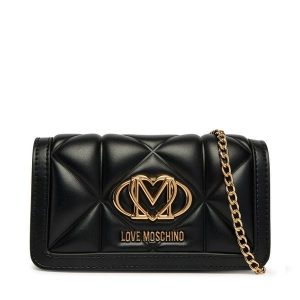 Torebka LOVE MOSCHINO. Czarne torebki klasyczne LOVE MOSCHINO, bez wzorów, bez dodatków. Za 699,99 zł.