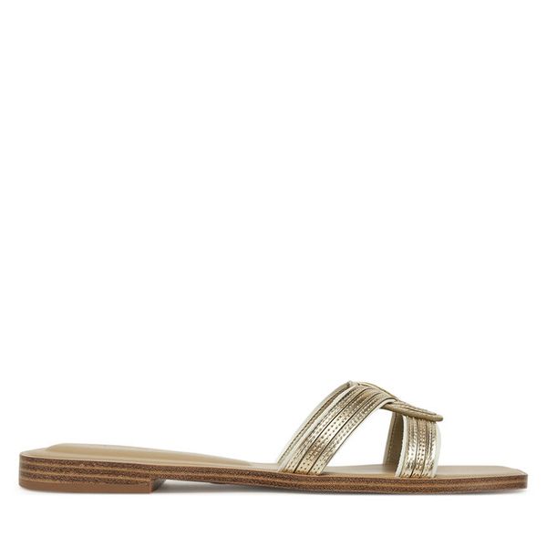 Klapki Aldo. Żółte klapki ALDO, bez wzorów, bez obcasa. Za 279,99 zł.