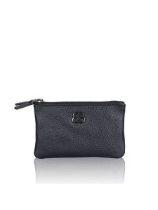 Bellicci Skórzany portfel "Camber" w kolorze czarnym - 11 x 7 x 2 cm rozmiar: onesize. Czarne portfele Bellicci, bez wzorów, z materiału. Za 70,24 zł.