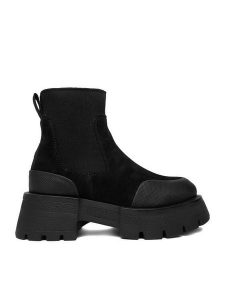 G-Star Raw Sztyblety CEO-WI16-525-05 Czarny. Czarne botki G-Star Raw, bez wzorów, ze skóry, bez obcasa, na płaskiej podeszwie, bez zapięcia. Za 439,99 zł.