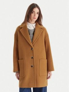 MAX&Co. Płaszcz wełniany 2526016023200 Brązowy Regular Fit. Brązowe płaszcze MAX&Co., na zimę, bez wzorów, z wełny, bez kaptura. Za 939,99 zł.