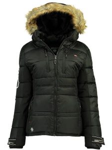 Geographical Norway Kurtka zimowa "Bersil" w kolorze czarnym rozmiar: XXL. Czarne kurtki Geographical Norway, na zimę, xxl, bez wzorów, z puchu, bez kaptura. Za 263,53 zł.