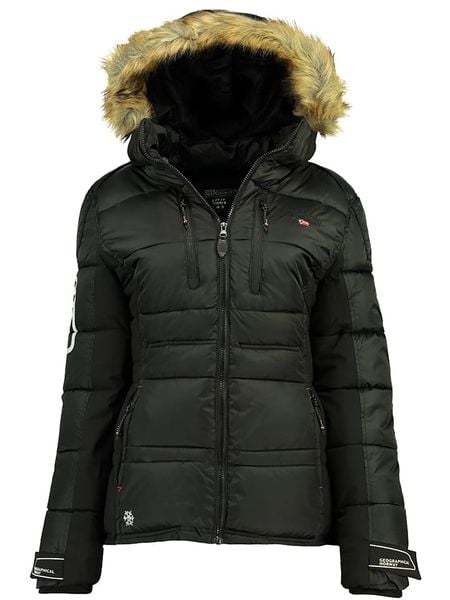 Geographical Norway Kurtka zimowa "Bersil" w kolorze czarnym rozmiar: XXL. Czarne kurtki Geographical Norway, na zimę, xxl, bez wzorów, z puchu, bez kaptura. Za 188,40 zł.