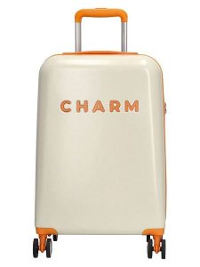 Charm Walizka w kolorze beżowym - 36 x 55 x 20 cm rozmiar: onesize. Brązowe walizki Charm, bez wzorów, z materiału. Za 195,99 zł.