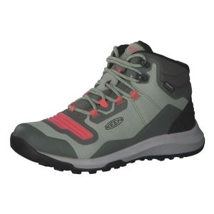 KEEN WMS Tempo Flex Mid WP damskie buty trekkingowe. Czerwone buty trekkingowe Keen, bez zapięcia. Za 606,99 zł.