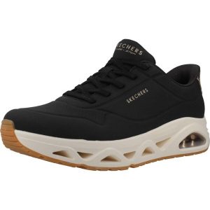 Buty SKECHERS UNO GLIDE STEP GLIDE ON AIR Czarny. Czarne buty trekkingowe Skechers, z syntetyku, bez zapięcia. Za 452,99 zł.