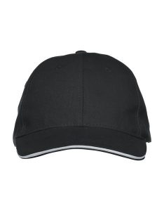 Clique czapka Davis 6-panelowa z bawełnianego twillu – black. Czarne czapki CLIQUE, bez wzorów, z bawełny. Za 77,83 zł.