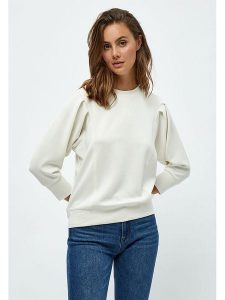 Peppercorn Bluza "Laila" w kolorze białym rozmiar: M. Białe bluzy Peppercorn, m, bez wzorów, bez kaptura. Za 109,95 zł.