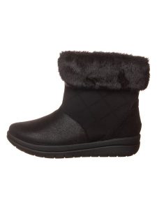 Clarks Botki "Cabrini Reef" w kolorze czarnym rozmiar: 37. Czarne botki Clarks, bez wzorów, bez obcasa, bez zapięcia. Za 171,28 zł.