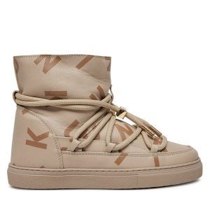 Śniegowce Inuikii. Brązowe buty zimowe Inuikii, bez obcasa, bez zapięcia. Za 939,99 zł.