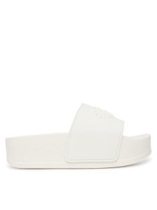 Liu Jo Klapki Mykonos 01 BA6077 EX028 Biały. Białe klapki Liu Jo, bez wzorów, z syntetyku, bez obcasa. Za 279,99 zł.