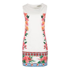 Desigual Sukienka Damska Cher 38 Biały. Sukienki marki Desigual. W wyprzedaży za 314,00 zł.