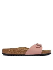 Birkenstock Klapki Madrid 1032765 Różowy. Czerwone klapki Birkenstock, bez wzorów, z syntetyku, bez obcasa. Za 399,99 zł.