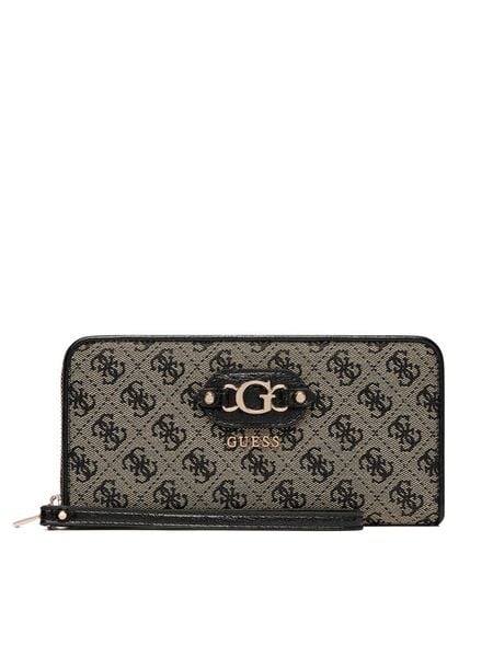 Guess Portfel Samantha Slg SWJT23 13146 Czarny. Czarne portfele Guess, z aplikacjami, z materiału. Za 265,99 zł.