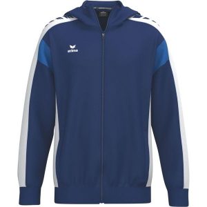 Wielokolorowa kurtka treningowa Erima Celebrate 125 z kapturem. Czarne kurtki Erima, bez wzorów, z kapturem. Za 342,99 zł.