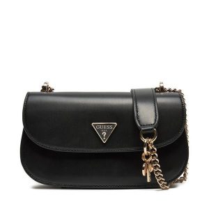 Torebka Guess. Czarne torebki klasyczne Guess, z aplikacjami, bez dodatków. Za 299,99 zł.