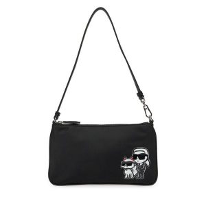 Torebka KARL LAGERFELD. Czarne torebki klasyczne KARL LAGERFELD, bez wzorów, bez dodatków. Za 399,99 zł.